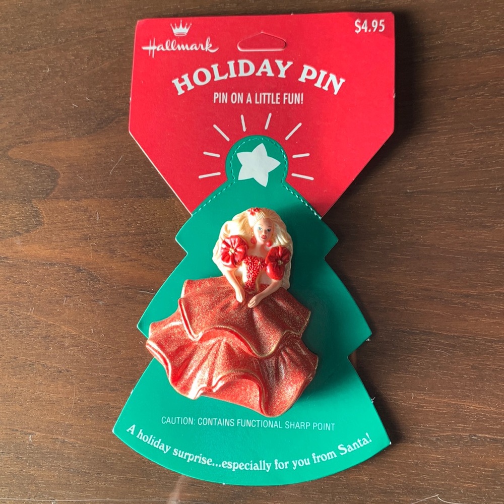 NWT Hallmark 1995 Barbie Pin